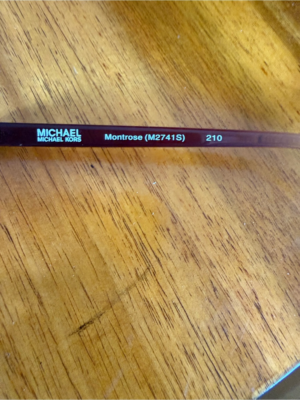 MICHAEL Michael Kors Montrose Sunglass Temple Arm in Deep Brown